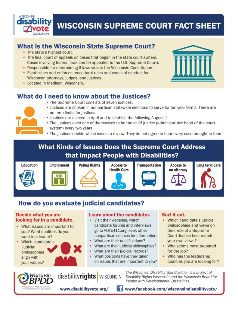 Wisconsin Supreme Court fact sheet