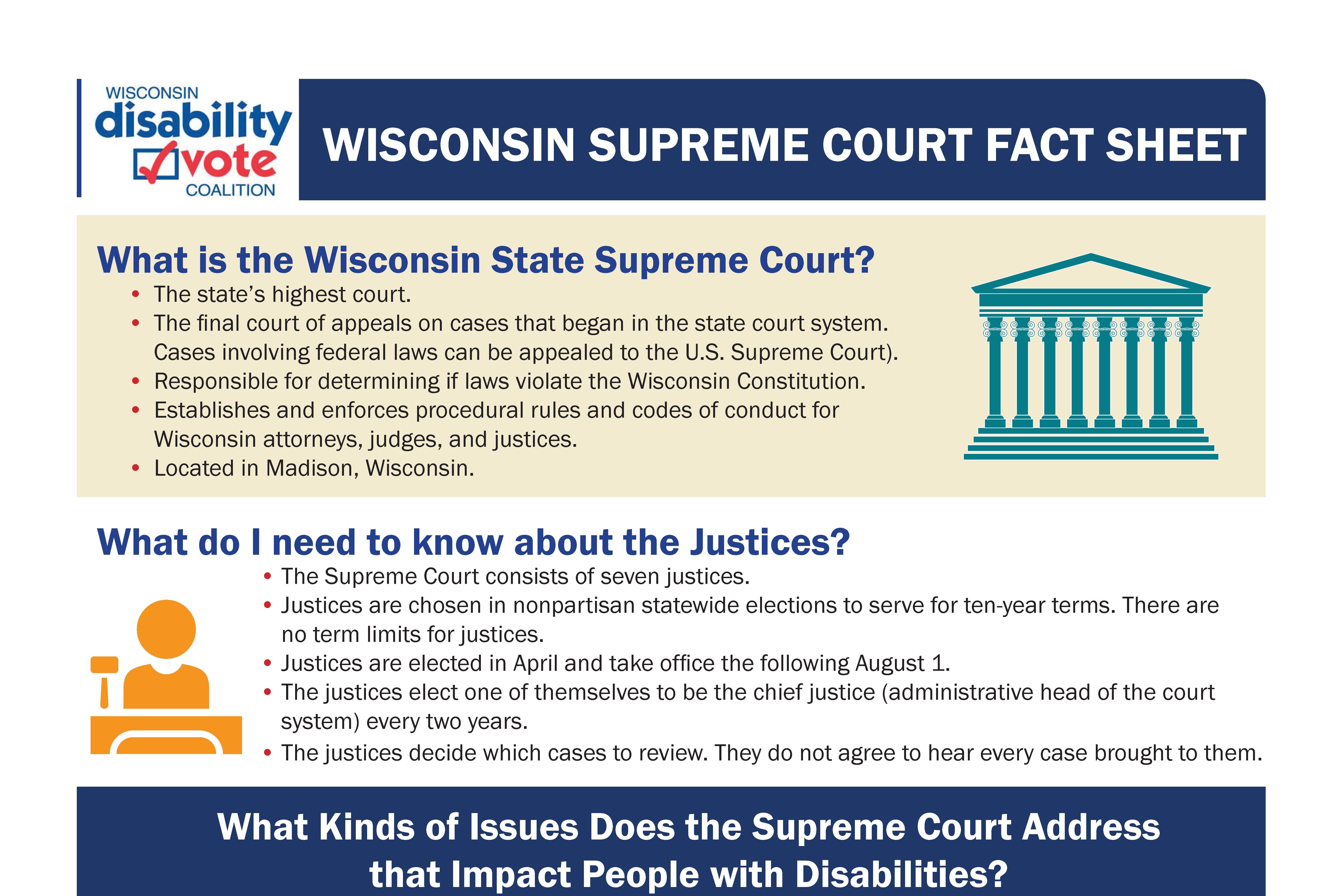 Wisconsin Court System - Supreme Court Justices