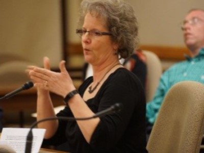 Denise Johnson testifying