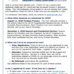 Front page of DVC Wisconsin Elections FAQ - June 2020