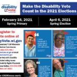 DVC Make the Disability Vote Count Poster Preview
