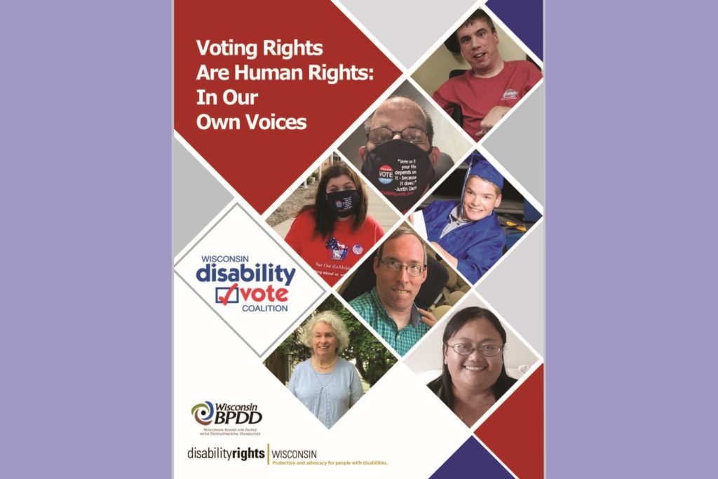 Front cover of Voting Rights are Human rights publication