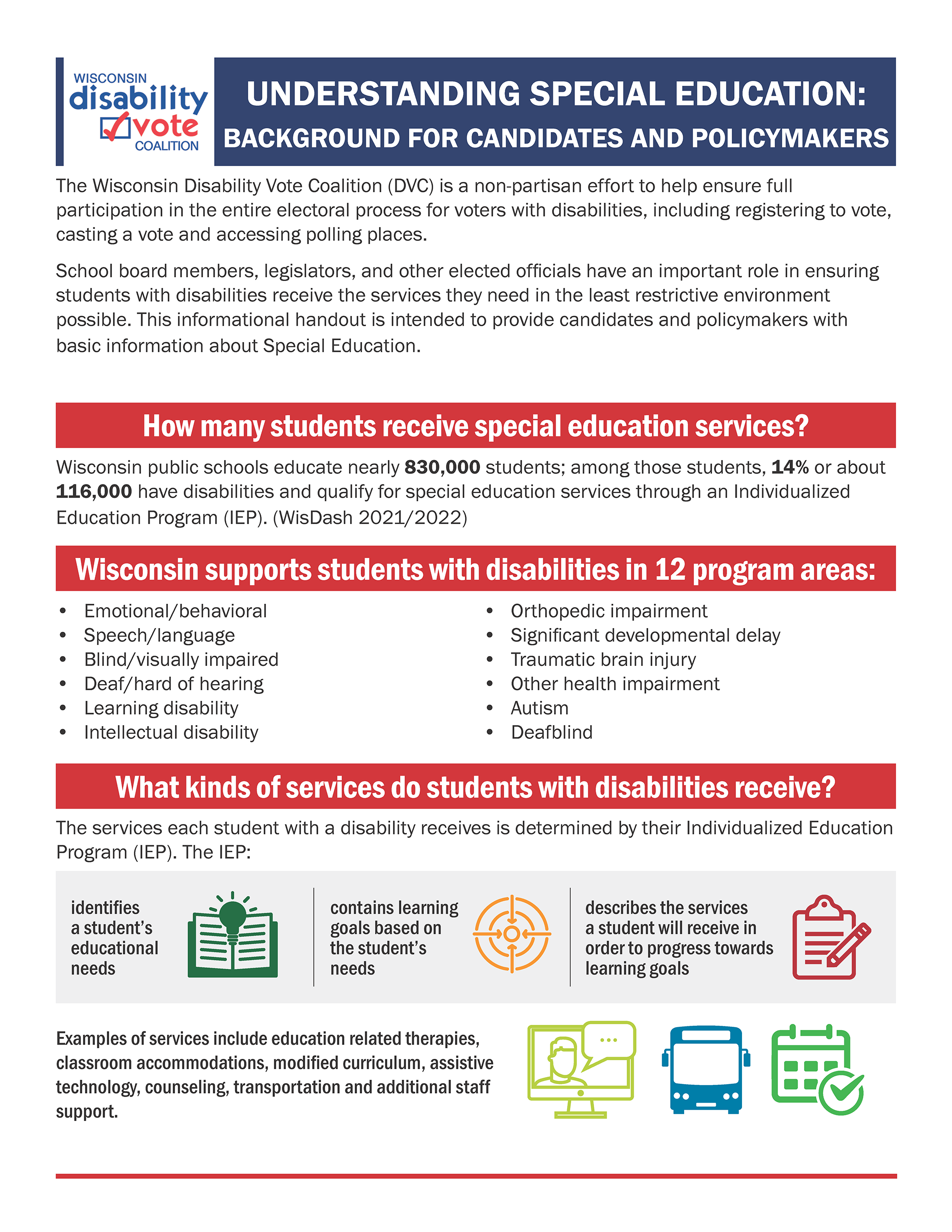 New Resource To Educate Policymakers About Special Education 