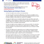 Preview of the first page of the Know Your Voting Rights Factsheet
